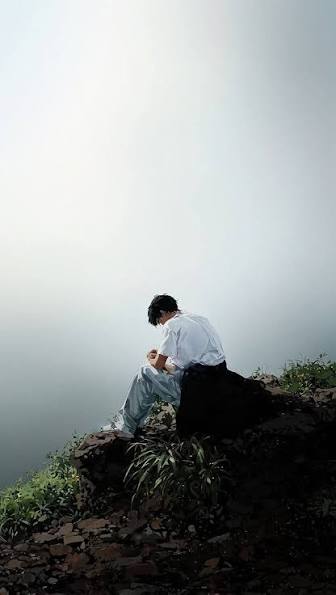 Alone Boy Wallpaper in Nature