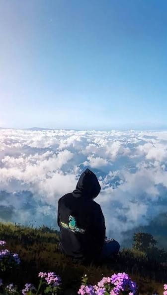 Alone Boy Wallpaper in Nature