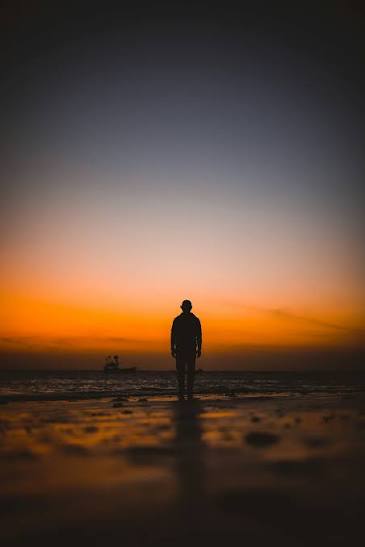 Alone Boy Wallpaper in the Dark