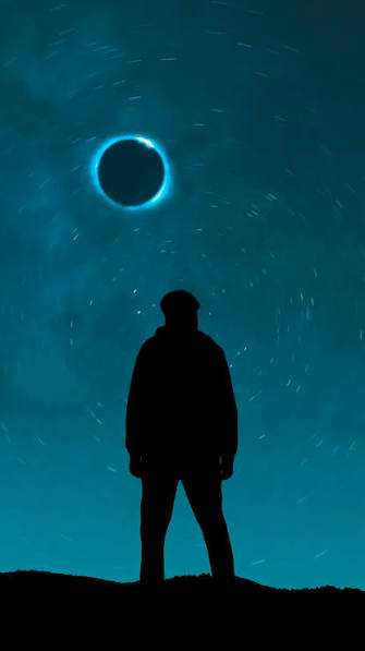 Alone Boy Wallpaper in the Dark