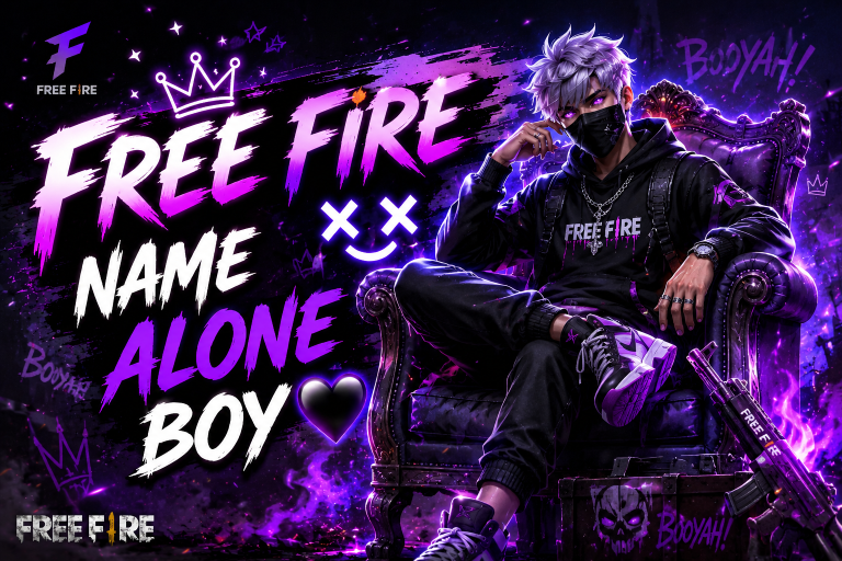 ×͜× Free Fire Name Alone Boy
