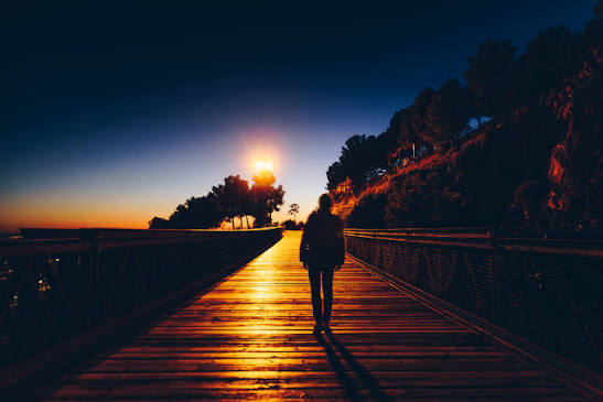 Alone Boy Black and white Wallpaper for Laptop and Desktop