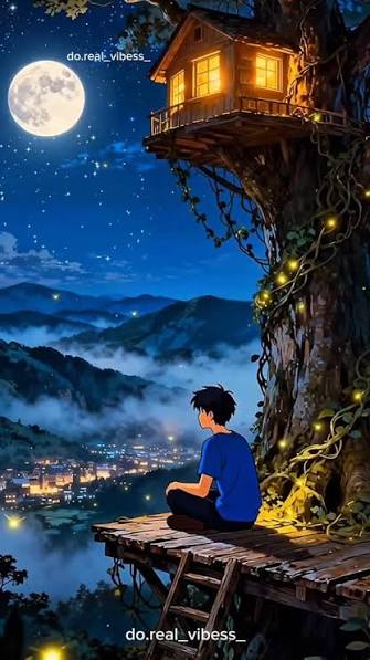 Alone Boy DP Cartoon for Instagram