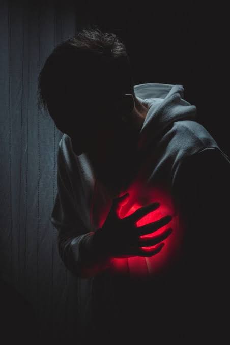 Dark Broken Heart DP for Boys