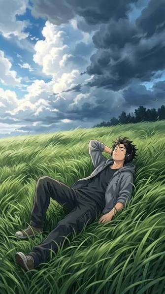 Different Styles of Alone Boy DP Cartoon