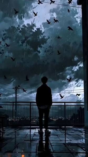 Emotional Alone Boy DP For WhatsApp