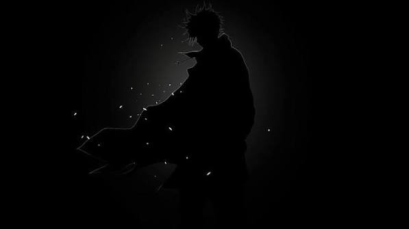 Minimal Black and White Boy Wallpaper