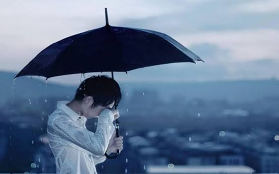 Sad Boy DP With Rain