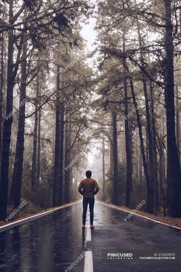 Walking on an Empty Road