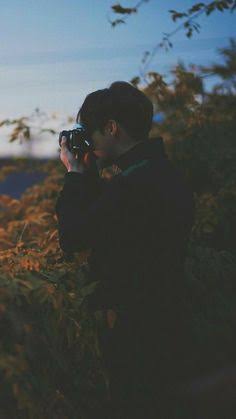 Alone Boy DP with Nature Background