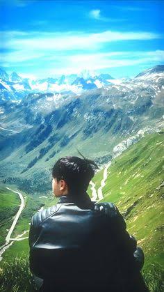 Alone Boy DP with Nature Background