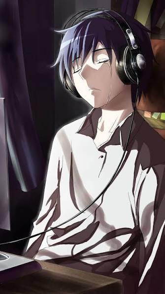 Anime Sad Alone Boy Pictures